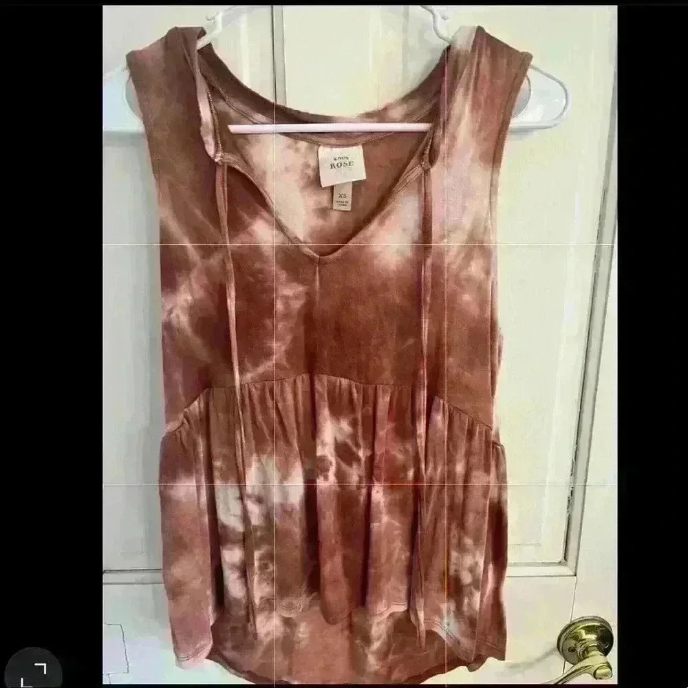 Knox Rose Tye Dye Tank Top